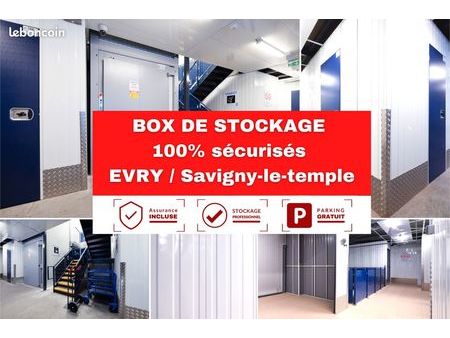 box de stockage / location garde meuble à évry - savigny le temple