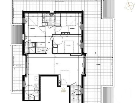 appartement f4 à vendre - 4 pièces - 96 10 m2 - quiberon - 56 - bretagne