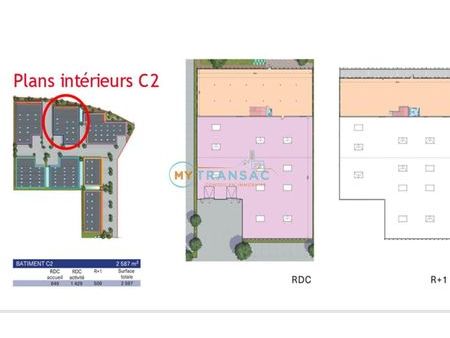 vente local industriel 2587 m² montereau-sur-le-jard (77950)
