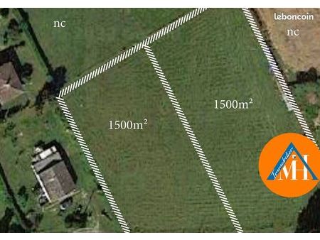 terrain 1500 m² saint mards de fresne