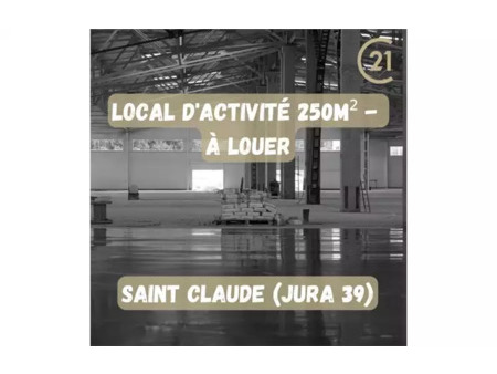 location de local commercial de 250 m² à saint-claude - 39200