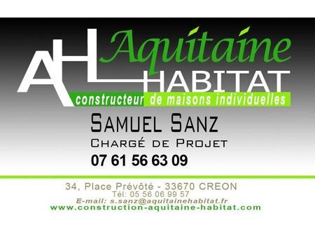 vente maison à construire 4 pièces 110 m² sadirac (33670)