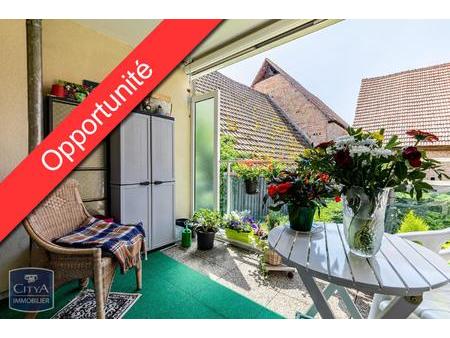 vente appartement geispolsheim (67118) 2 pièces 50m²  140 000€