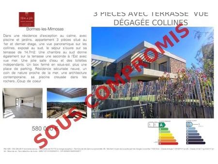 vente appartement 3 pièces 58 m² bormes-les-mimosas (83230)