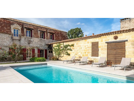 maison avec piscine et terrasse saint-avit-saint-nazaire (33)
