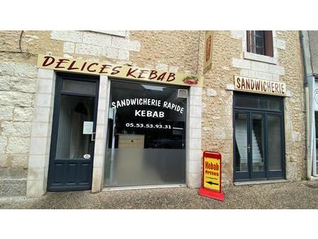 fond de commerce: kebab  restauration rapide à vendre