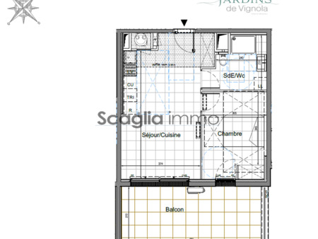 vente appartement neuf 2 pièces 44m2 porto-vecchio - 193800 € - surface privée