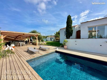 l'ile-rousse - charmante villa avec dépendance - piscine et jardin aménagé