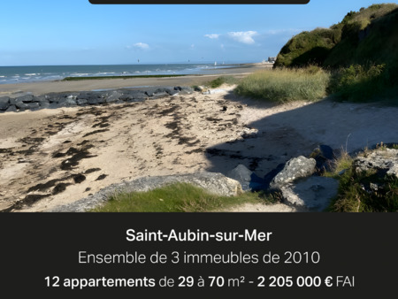 vente immeuble à saint-aubin-sur-mer (14750) : à vendre / 626m² saint-aubin-sur-mer