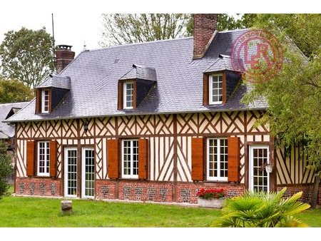 normandie - proche bernay - giverville - maison traditionnelle normande
