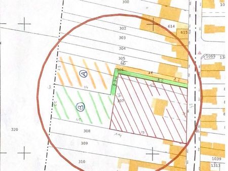 terrain de 1340 m² et 1260 m² à noyelles sous lens