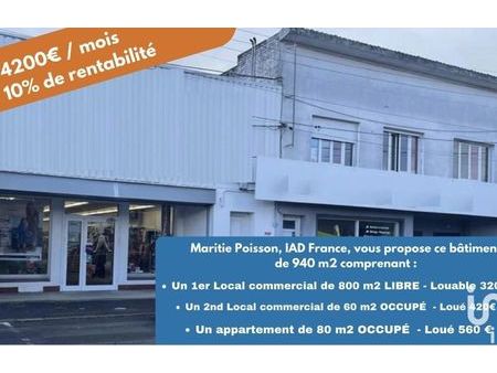 vente immeuble 940 m² bruay-la-buissière (62700)