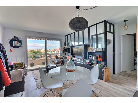 appartement biarritz beaurivage - 2 pièce(s) 38 m2 - aperçu océan