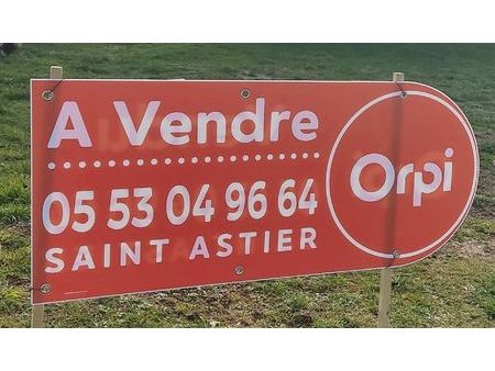 terrain saint-astier 1218 m² t-0 à vendre  28 500 €
