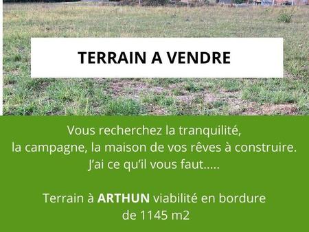 vente terrain à arthun (42130) : à vendre / 1145m² arthun