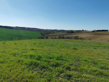 terrain plat de 887 m2 qui sera viabilisé avec vue dégagée c