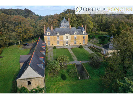 château xviième - 607 m² + potentiel 300 m² supplémentaire + 6 hectares (étang  piscine  f