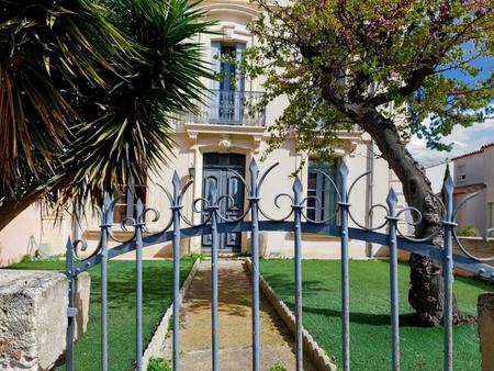 vente maison de maître avec parc de 1200 m² à lespignan