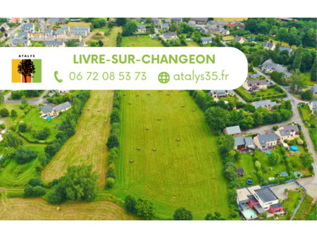 vente terrain à construire 450 m² livré-sur-changeon (35450)