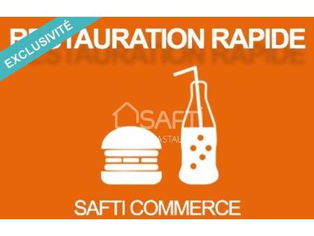 fonds de commerce de restauration rapide snacking à saint raphael