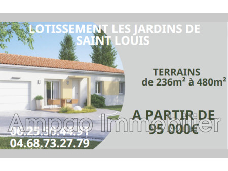 vente terrain perpignan (66000)