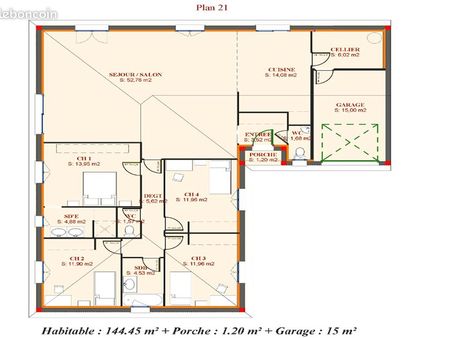 maison 145 m² campsegret