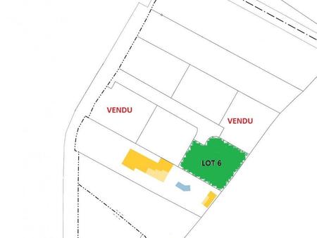 terrain beaumont-sur-lèze 701 m² - lot 6