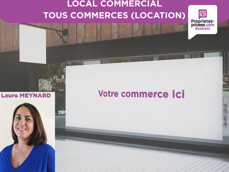 saint brieuc - centre commercial  local 57 m²  emplacement n°1