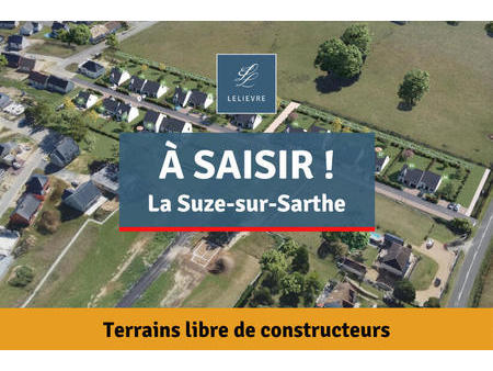vente terrain à la suze-sur-sarthe (72210) : à vendre / 561m² la suze-sur-sarthe