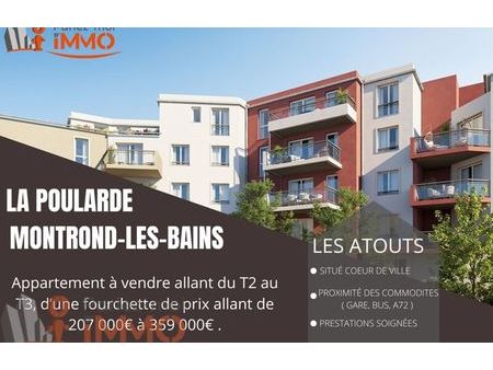 vente appartement 3 pièces 81 m² montrond-les-bains (42210)
