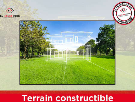 terrain de 133 m² - surface constructible 90 m² -