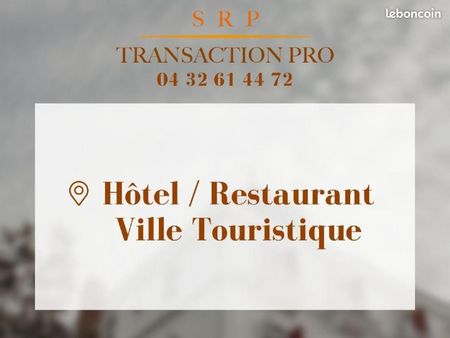 fonds de commerce hôtel  restaurant 1 600 m²