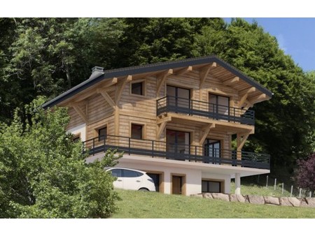 bernex - projet chalet + terrain de 1 230 m² - 4 chambres exclusivité - proche d'évian-les