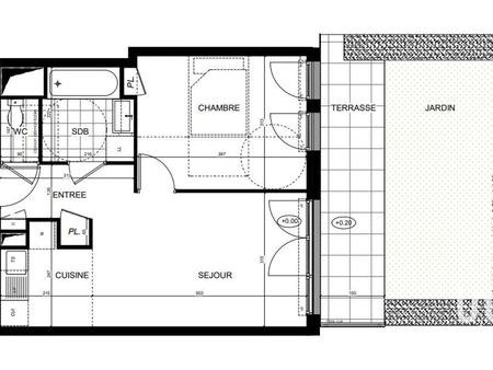 vente appartement 2 pièces 42 m² brunoy (91800)