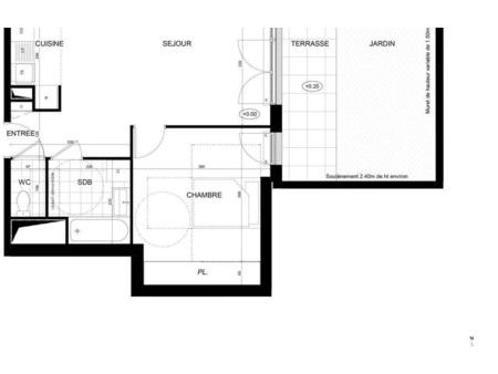 vente appartement 2 pièces 48 m² brunoy (91800)