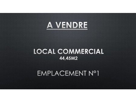 a vendre - local commercial - emplacement no1 - avenue georg