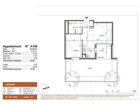 appartement 2 pièces - 42m² - pechbusque