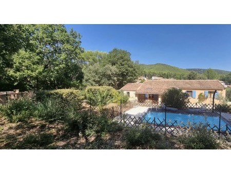 provence - var: volledig gelijkvloers provençaals woonhuis met fraai zwembad op 5 minuten 