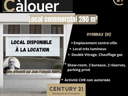 local commercial 280 m² oyonnax