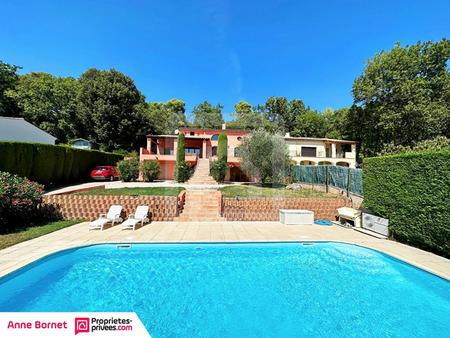 villa individuelle 6 pièces avec piscine  jardin  vue mer