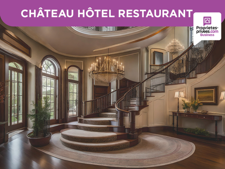 exclusif : murs + fonds chateau hotel restaurant 4 étoiles 2375 m² secteur meuse