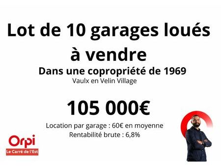 stationnement vaulx-en-velin 13 m² t- à vendre  105 000 €
