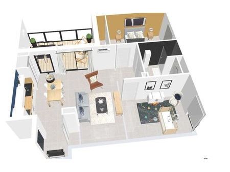 vente appartement 3 pièces 65 m² béziers (34500)