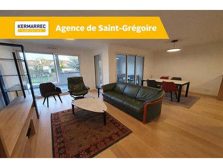 location appartement 3 pièces meublé à saint-grégoire (35760) : à louer 3 pièces meublé / 