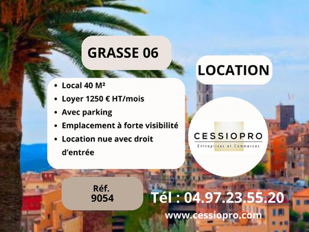 local commercial - 40m² - grasse