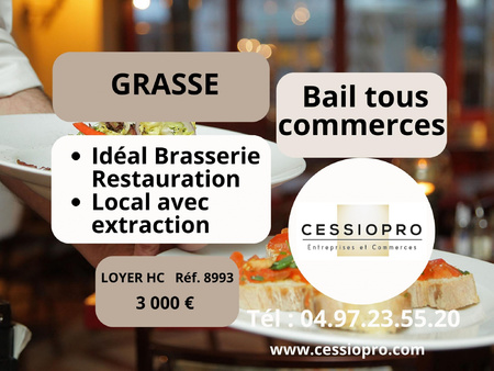local commercial - 120m² - grasse
