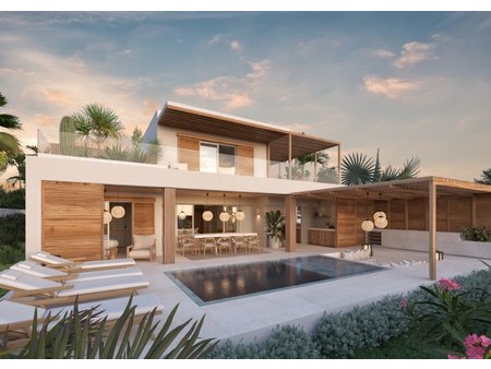 découvrez cette superbe villa à l'architecture raffinée et au charme caribéen moderne  un 