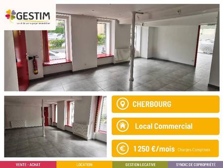 local commercial - 80m² - cherbourg-en-cotentin