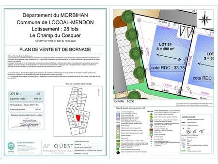 terrain libre de constructeur à locoal-mendon