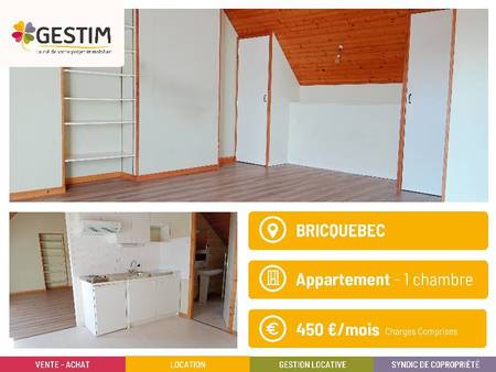 appartement 1 pièce - 37m² - breuville
